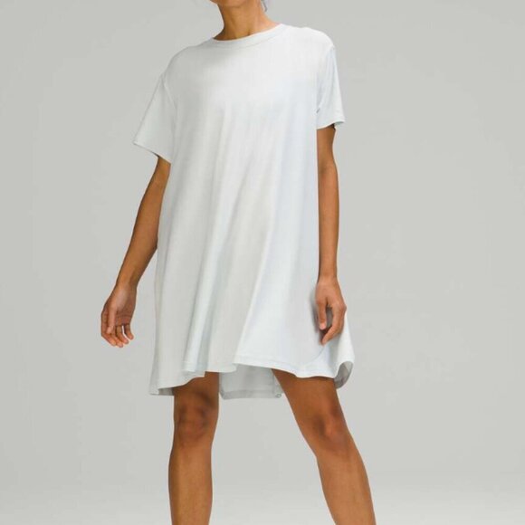 Lululemon All Yours Tee Dress Ocean Air - Picture 7 of 7